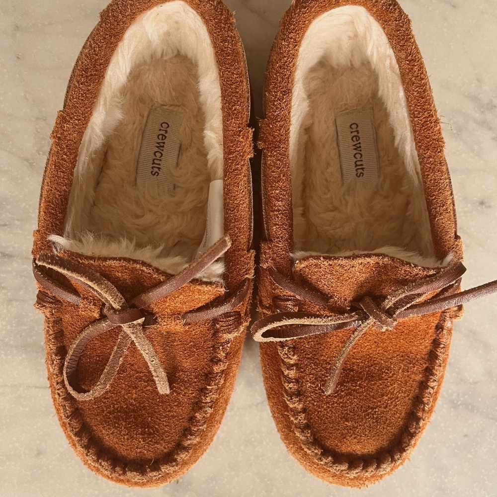 J. Crew Boys Sherpa Slippers